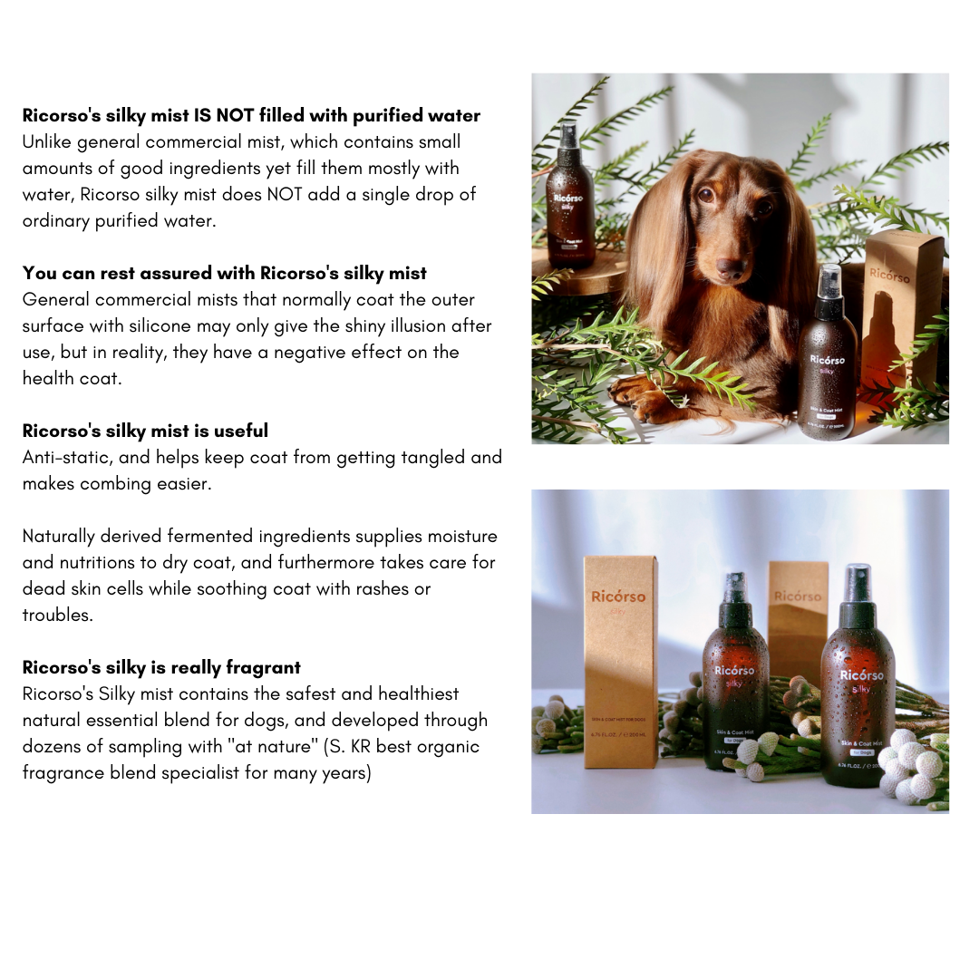 Ricorso Korea - Premium detangler dog spray for normal sensitive dogs