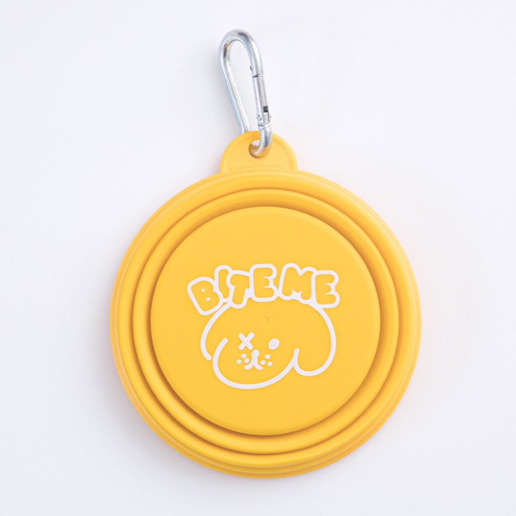 BITE ME collapsible water bowl pastel & neon colors for pets