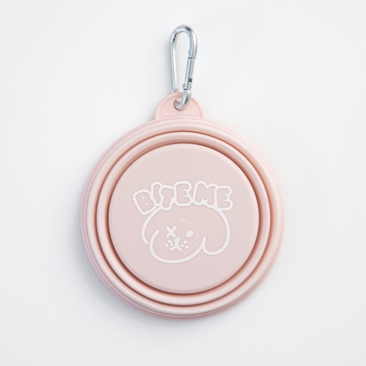 BITE ME collapsible water bowl pastel & neon colors for pets