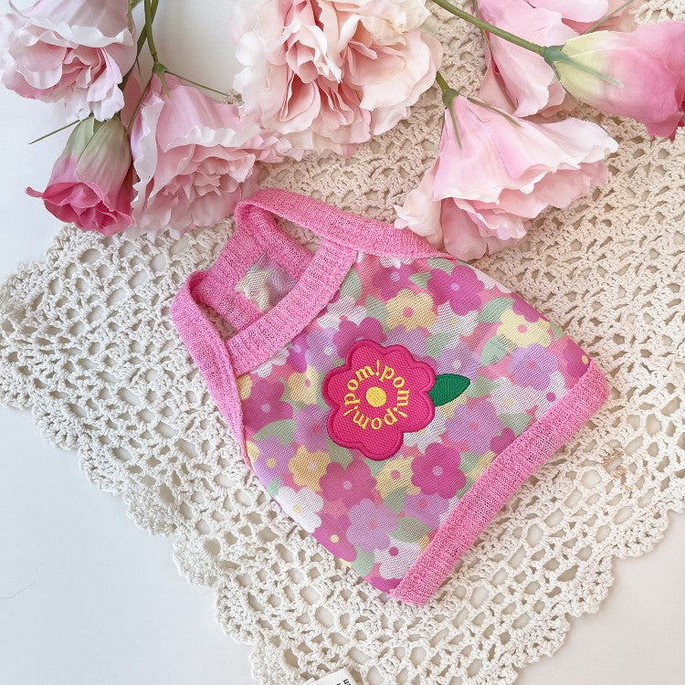 Pompompom - Flower see through tee