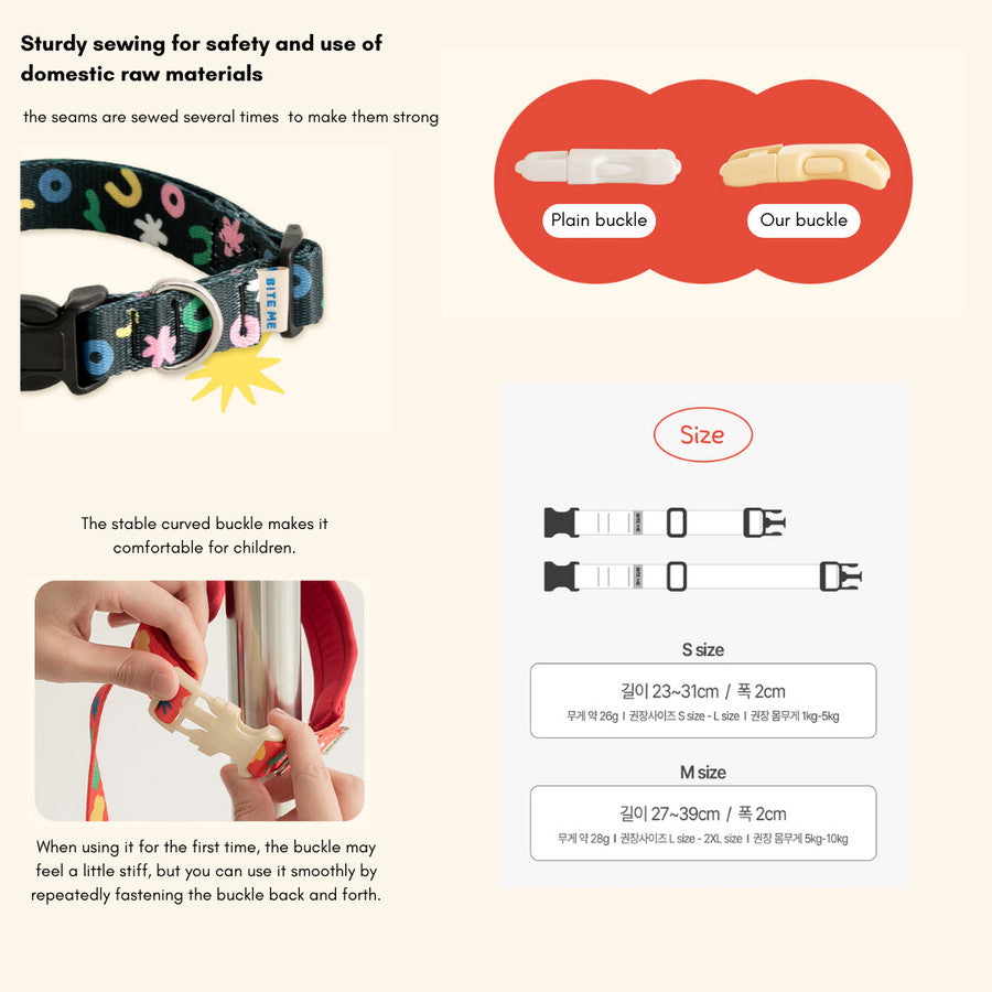 BiteMe X PiPiPi Studio Collar Dogs & Cats