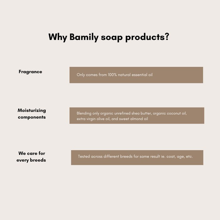 Bamily - Dog & Cat natural soap bar