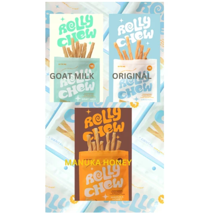 BITE ME - Rolly Chews - natural cow hide chews for dogs