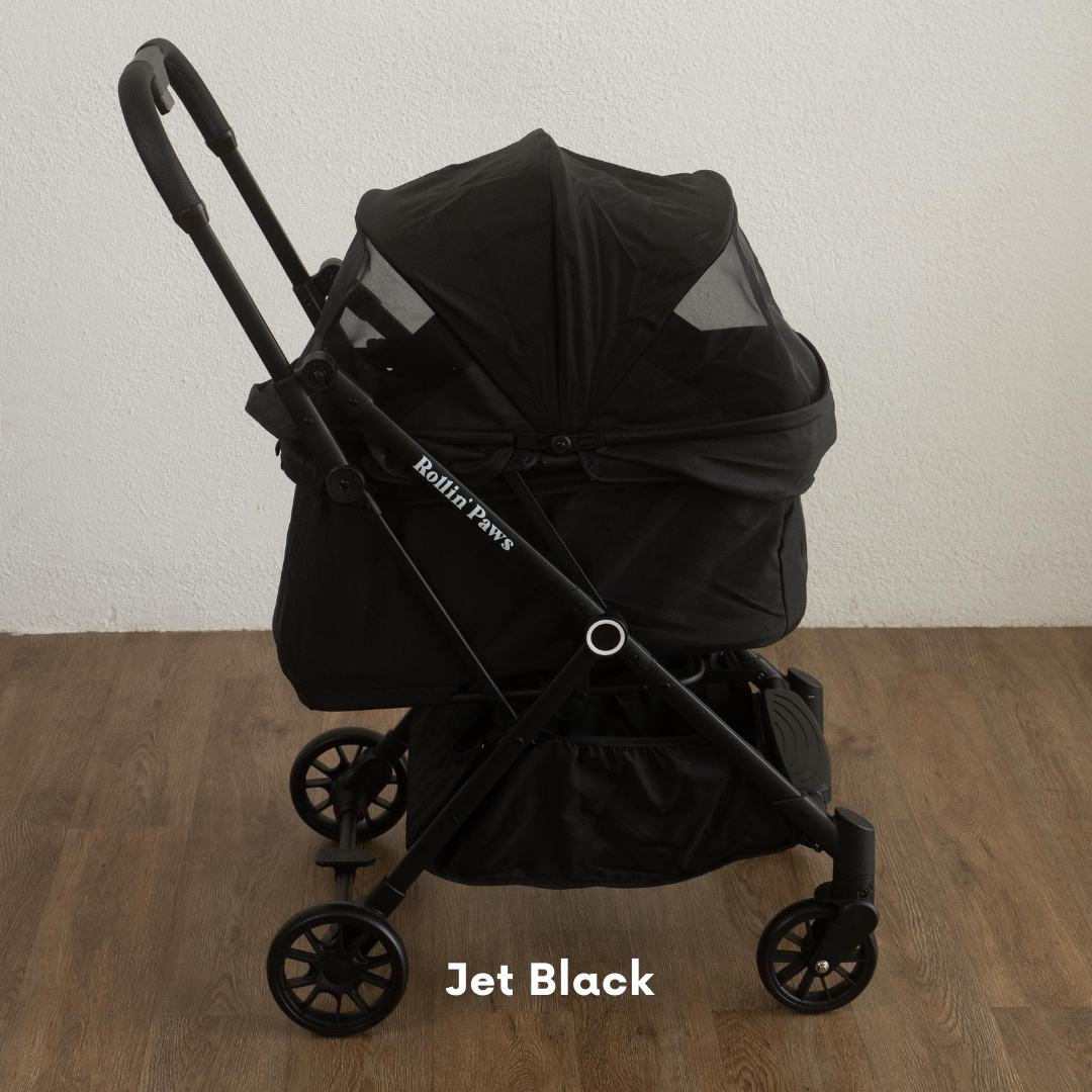 Rollin' Paws - Vince Premium Pet Stroller one-click tri-fold