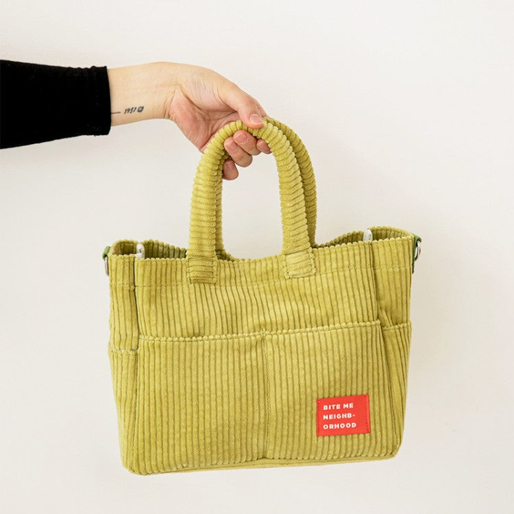 BITE ME - All Day Corduroy Walkie Bag