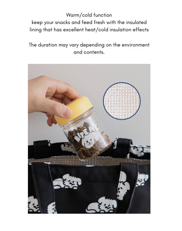 BITE ME - Cozy Puppy cooler bag