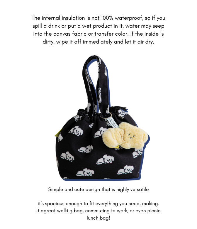 BITE ME - Cozy Puppy cooler bag