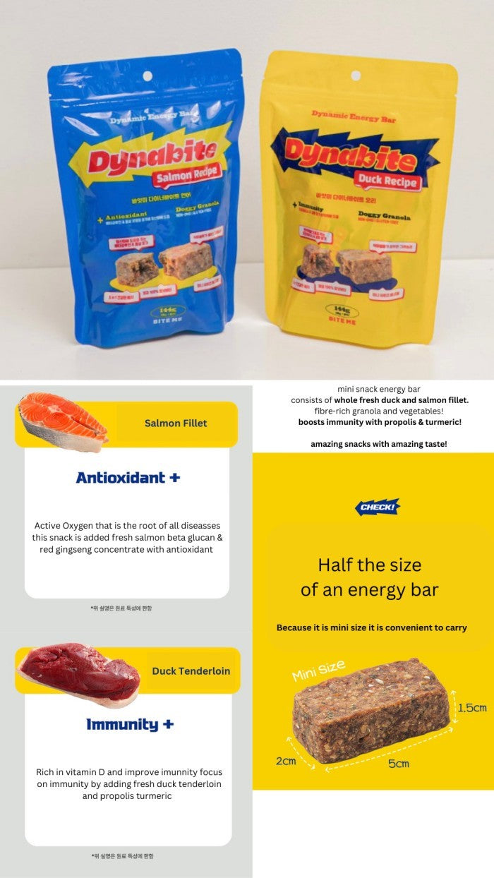 BITE ME - Dynamite Protein Bar treats for dogs