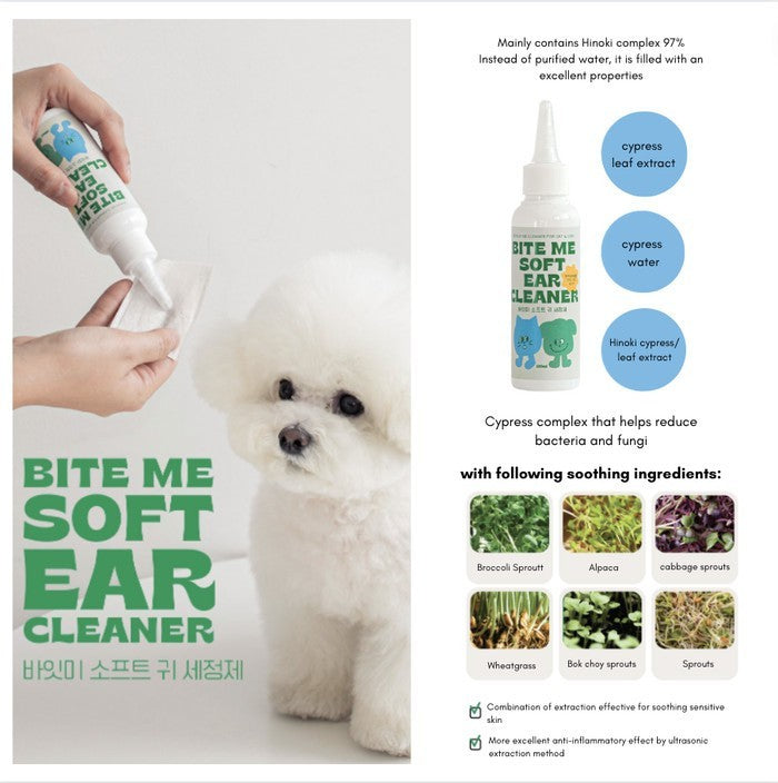 BITE ME - Soft Ear cleaner for dogs