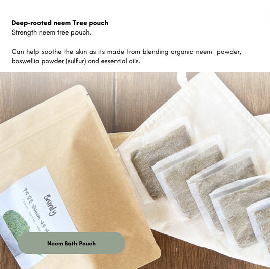 Bamily - Deep-rooted Neem Tree Pouch (5EA)